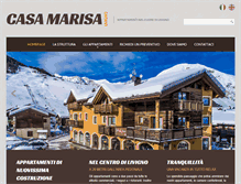 Tablet Screenshot of casamarisalivigno.com